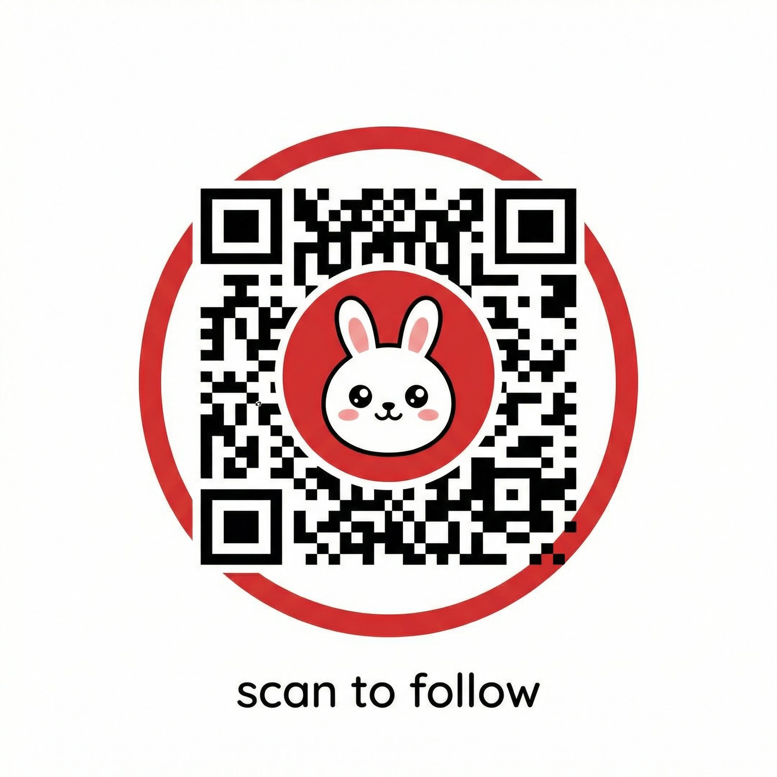 困困兔公众号二维码